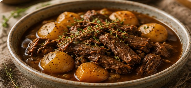 Slow Cooked Comfort Beef